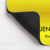 Goldgefälle bei individuelle Name Mousepad (Ecke)
