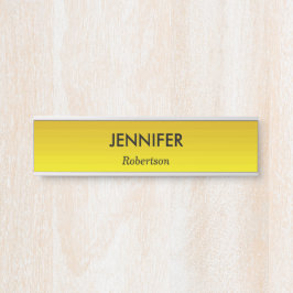 Goldgefälle bei individuelle Name Türschild