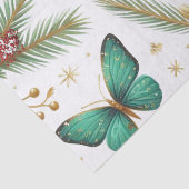 Goldgeflügel und Smaragdbrotgeflechte Seidenpapier (Detail)