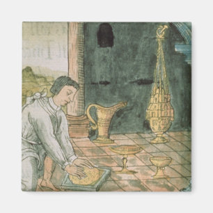 Goldgegenstände in einem aztekischen Geschäft Magnet