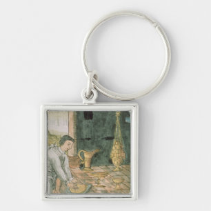 Goldgegenstände in einem aztekischen Geschäft Schlüsselanhänger