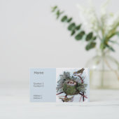 Goldgekrönte Königchen Visitenkarte (Stehend Vorderseite)