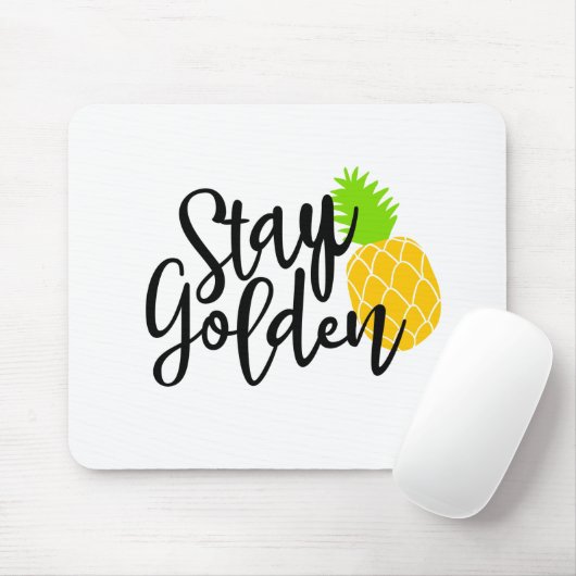 goldgelb bleibe mousepad (Mit Mouse)