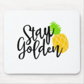 goldgelb bleibe mousepad (Vorne)
