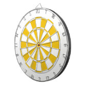goldgelb und weiß dartscheibe (Vorderseite rechts)