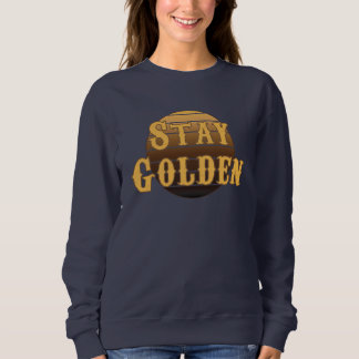 goldgelb Vintag bleibe Sweatshirt