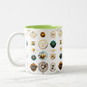 goldgelb zweifarbige tasse (Links)