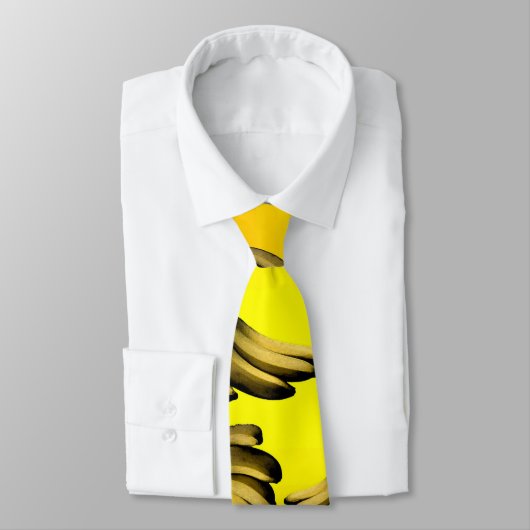 Goldgelbe Bananen,    Krawatte (Gebunden)