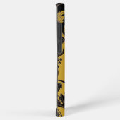 Goldgelbe Blumen, Blätter Samsung Galaxy Hülle (Rechte Seite)