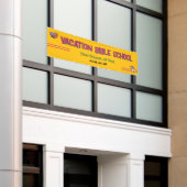 Goldgelbe Ferienbibelschule Kirchenbanner Banner (Äußeres Gebäude)