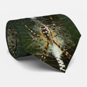 Goldgelbe Gartenspinne Krawatte (Gerollt)