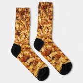 Goldgelbe Herbstahornblätter Socken (Rechts)