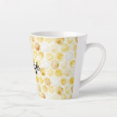 Goldgelbe Honigwabe Milchtasse (Rechts)