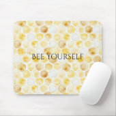 Goldgelbe Honigwabe Mousepad (Mit Mouse)
