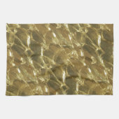 goldgelbe Lichter aus goldfarbenem Bar Küchentuch (Horizontal)