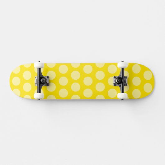 Goldgelbe marokkanische Punkte Skateboard (Horizontal)
