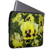 goldgelbe Stiefmütterchen, Laptopschutzhülle (Vorne Rechts)