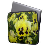 goldgelbe Stiefmütterchen, Laptopschutzhülle (Vorderseite Links)