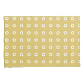 goldgelbe und weiße Buttercup-Blume Kissenbezug (Vorderseite-Rechts)