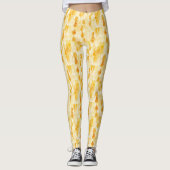 Goldgelber Honig Leggings (Vorderseite)