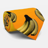 goldgelbes Bananenmuster, Krawatte (Gerollt)