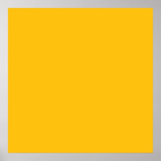 Goldgelbes Farbposter Poster (Vorne)