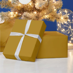 Goldgelbes Wrackpapier Geschenkpapier