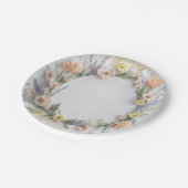 Goldgepresste Wildblume in der Blütendusche Pappteller (Schrägansicht)