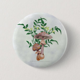 Goldgepunktete Pilze, Stern-Blumen-Knöpfe Button