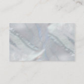 Goldgerahmter Elefant auf buntem Ohrschneckendekor Visitenkarte (Rückseite)