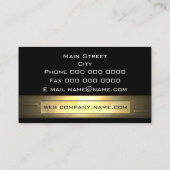 Goldgeschäft 2 beruflich visitenkarte (Rückseite)