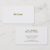 Goldgeschäfts-Karten-Minimalistischer angehobener Visitenkarte (Vorne/Hinten)