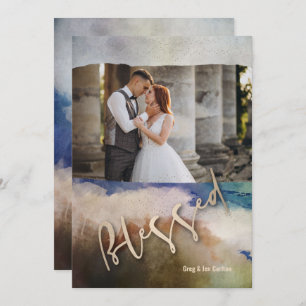 Goldgesegnetes Weihnachtsgebäck für Wasserfarben - Feiertagskarte