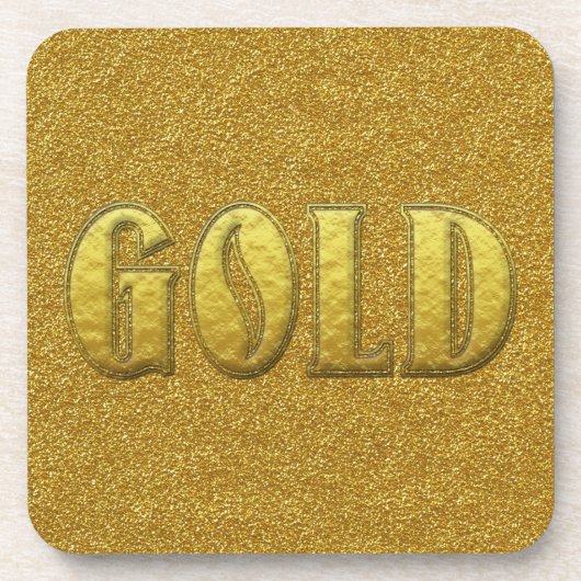 Goldgetränkenkasten Getränkeuntersetzer (Vorderseite)
