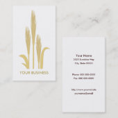 Goldgetreide für Weizen-Visitenkarte Visitenkarte (Vorne/Hinten)