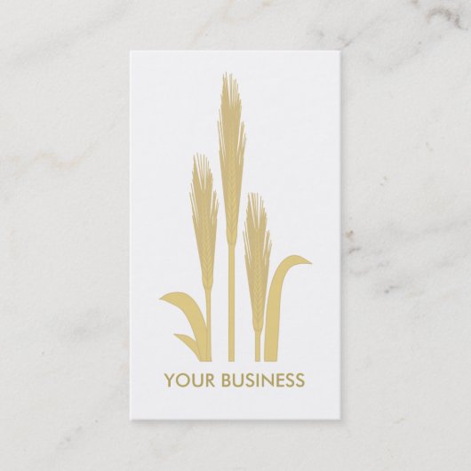 Goldgetreide für Weizen-Visitenkarte Visitenkarte (Vorderseite)