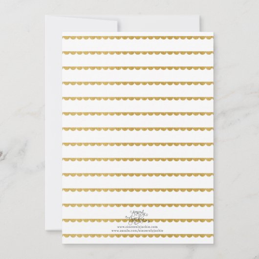 Goldgetrimmte warme Wünsche braun (Rückseite)