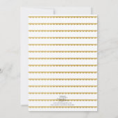 Goldgetrimmte, warme Wünsche Marine (Rückseite)