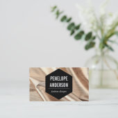 Goldgewebe Visitenkarte (Stehend Vorderseite)