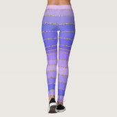 Goldgewebte Leggings (Rückseite)