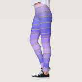 Goldgewebte Leggings (Links)
