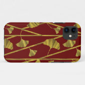 Goldginkgo Case-Mate iPhone Hülle (Rückseite (Horizontal))