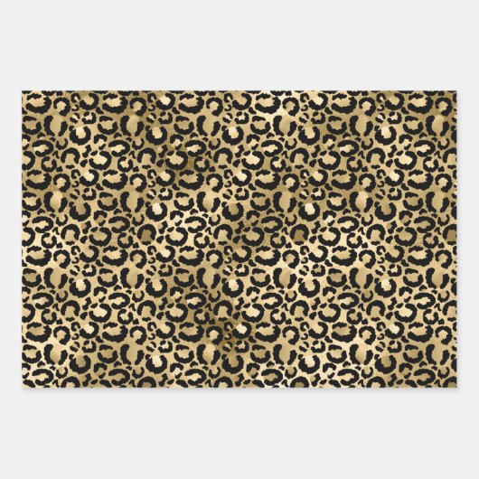 Goldglam Geschenkpapier Set (Vorderseite 3)