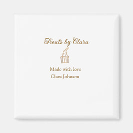 Goldglanzbäckerei aus Leckereien mit Liebe Name hi Magnet