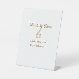 Goldglanzbäckerei aus Leckereien mit Liebe Name hi Sockelschild