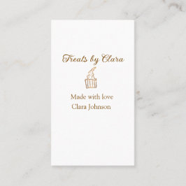 Goldglanzbäckerei aus Leckereien mit Liebe Name hi Visitenkarte