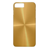 Goldglänzendes Edelstahl-Metall Case-Mate iPhone Hülle (Rückseite)