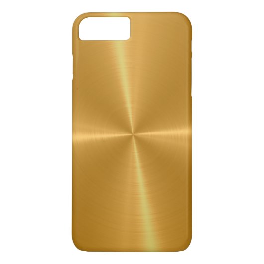 Goldglänzendes Edelstahl-Metall Case-Mate iPhone Hülle (Rückseite)
