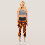 Goldglanzlichter Capri Leggings (Vorderseite)