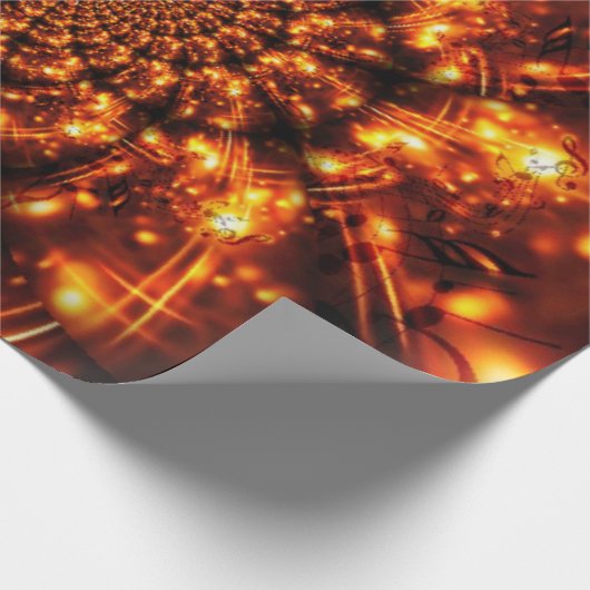 Goldglanzlichter Geschenkpapier (Ecke)